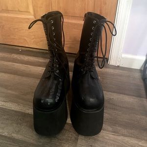 Black Platform Boots
